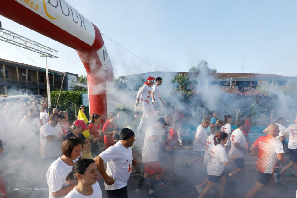 Départ de la course Feriascapade édition 2023